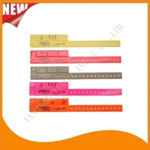 Entertainment 3 Tab Vinyl Plastic Wristbands ID Bracelet (E6070-3-1)