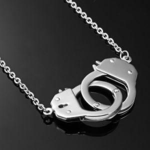 Double Handcuff Stainless Steel Pendant (PZ6018)