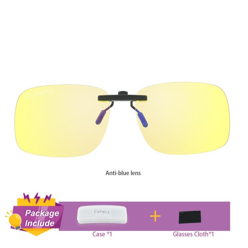 Eisihelcy Men Women Eyewear Polarized Sunglasses Interchangeable Flip on Glasses