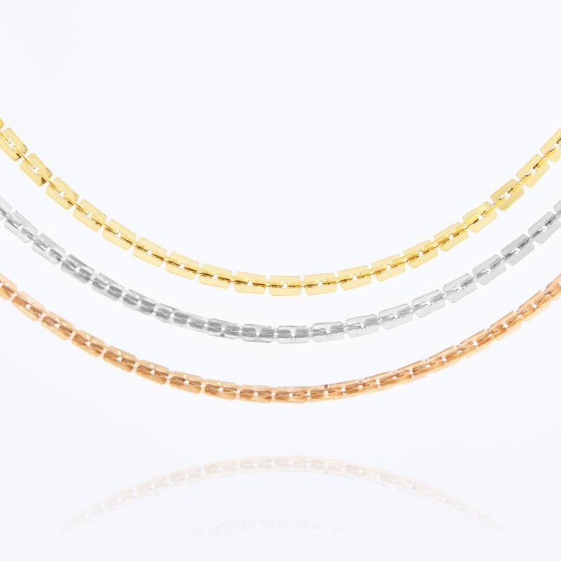 Fashion Handmade Craft Design Stainless Steel Boston Chain Necklace for Unisex
