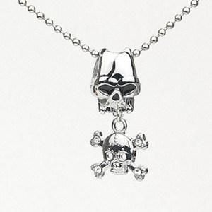 Skull Jewelry Stainelss Steel Pendant (PZ8718)