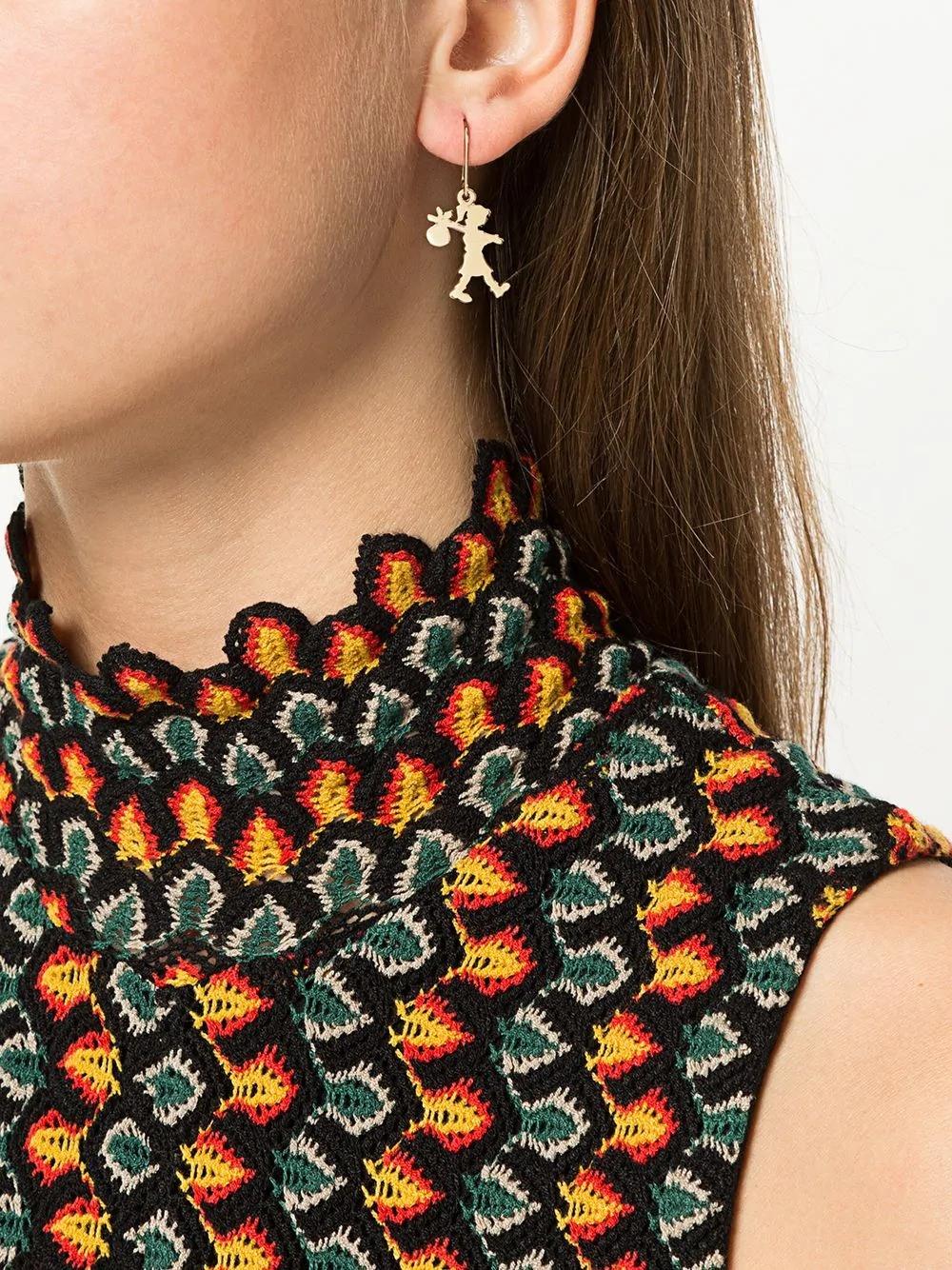 Fashionable and Popular New Delicate Human-Shaped Earrings Jewelry