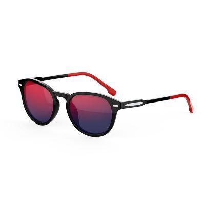Sunok Brand Full Round Frame Thin Temples UV400 Men Sunglasses Custom Polarized Sun Glasses
