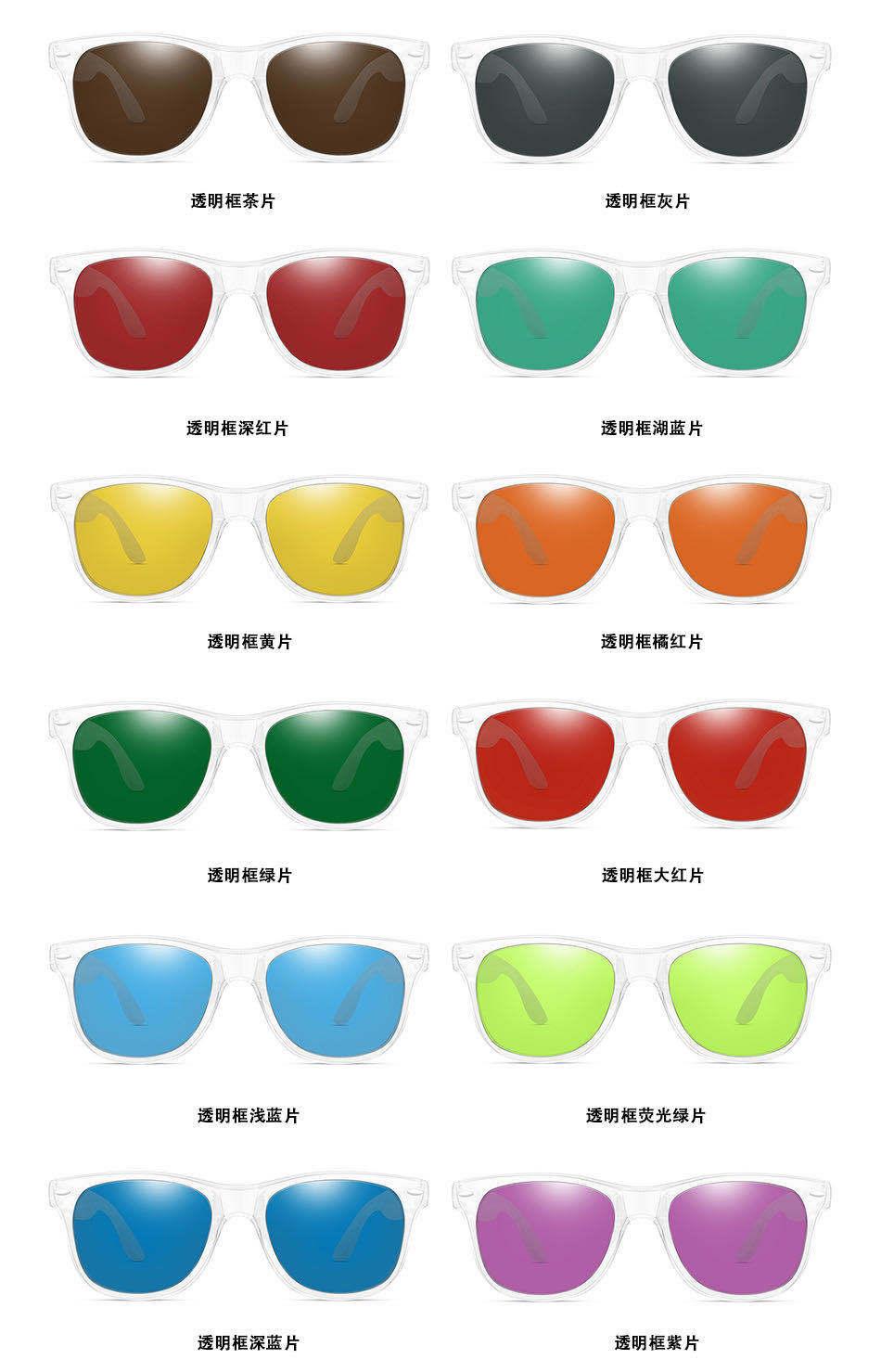 PC Sunglasses with AC Lens Wayfarer Models Rb3447