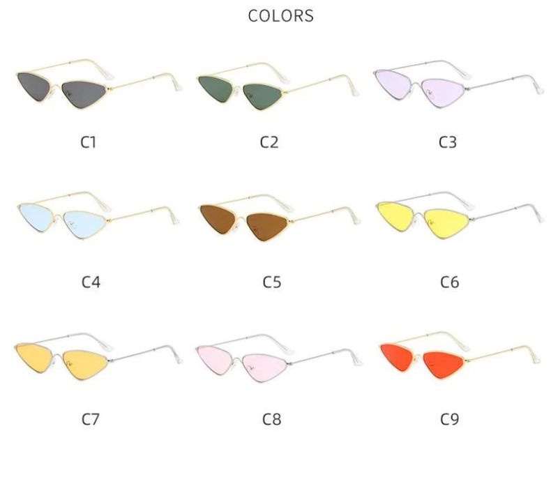 Triangle Sunglasses European and American Fashion Small Frame Sunglasses