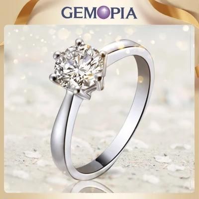 Luxury Rings Wedding Jewelry Silver Ring
