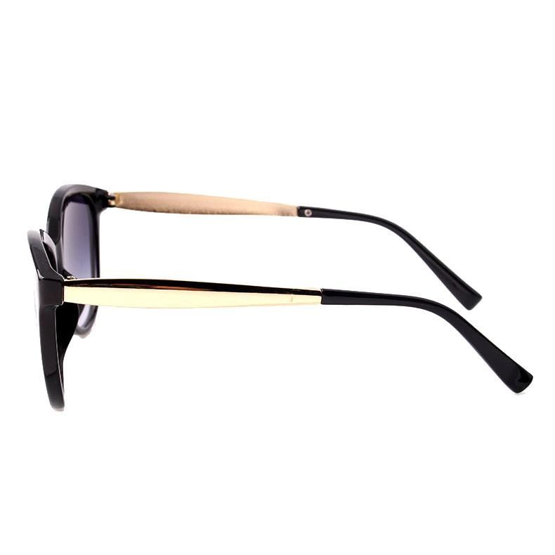 2018 Very Simple Women Fashion Sunglasses with Metal Temples