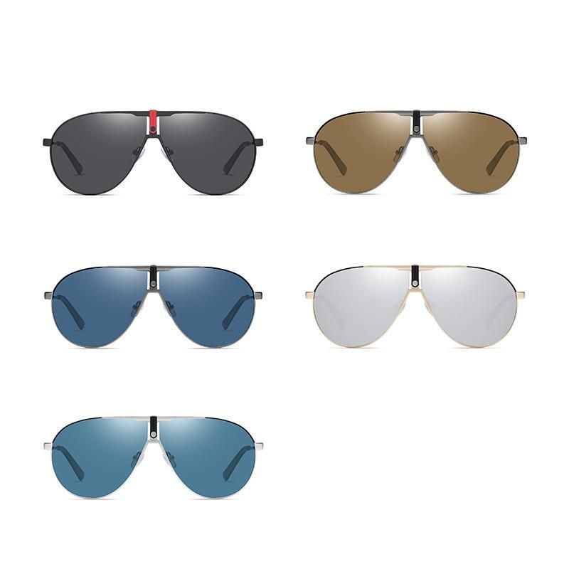 Fashion Style Polarized Sun Glasses UV400 Metal Sunglasses for Men 3347