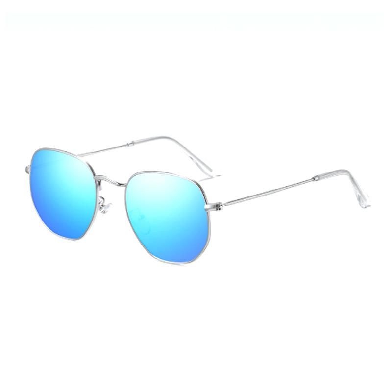 Unisex Angular Round Style Polarized Sun Glasses Fashion Sunglasses