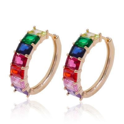 2022 New Minimalist Cubic Zirconia Fashion Women&prime;s Earrings