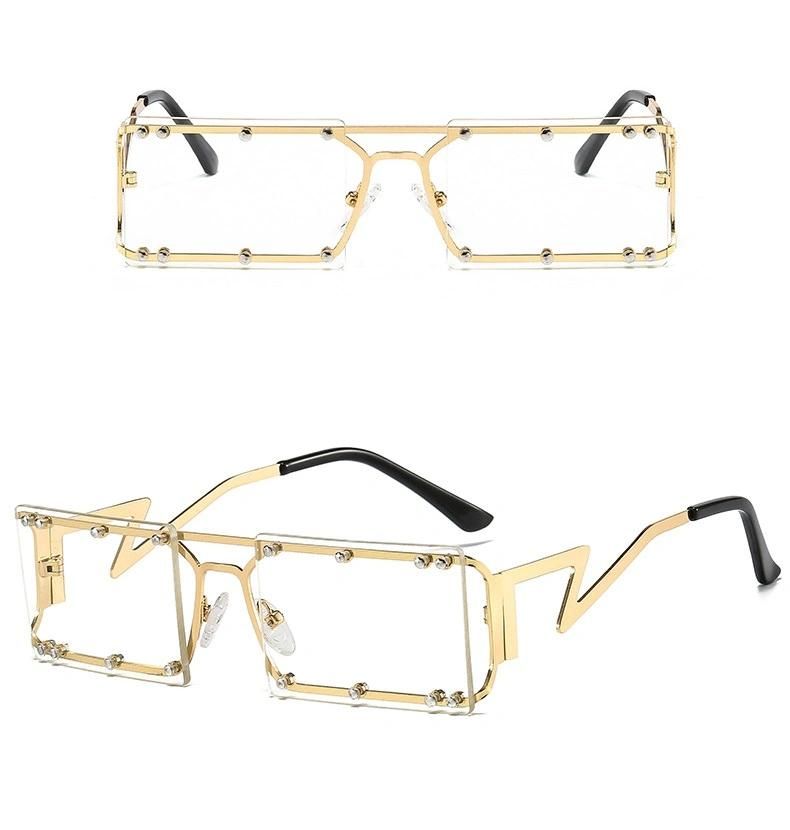 2021 Anti UV Designer Metal Sunglass Polycarbonate Sunglasses for Women