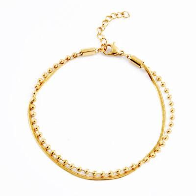 Stainless Steel Fashion Gifts Imitation Jewelry Accessories Layering Chain Necklace for Lady Jewel Design