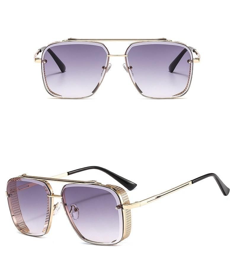 2020 Metal Rimless Sunglasses Fashion UV400 Sunglasses