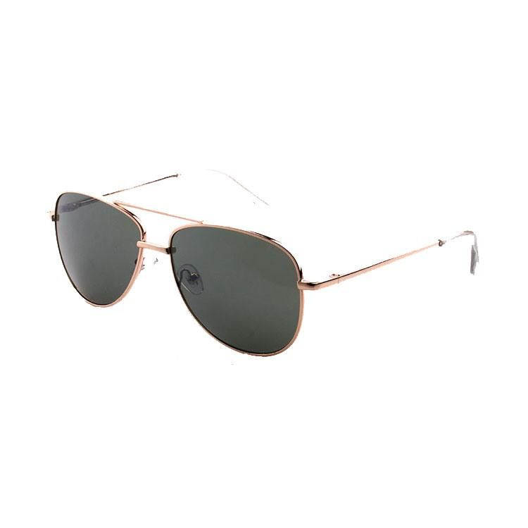 Metal with Bar Smoke Lense Silver Kids Sunglasses