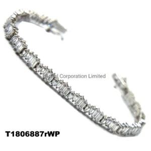 925 Silver Jewelry Fine Quality Hotsales Fashion Tennis Bracelet