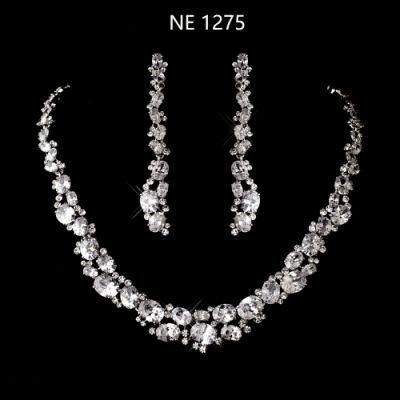 Luxury CZ Jewelry Set, Elegant CZ Jewelry Set, Wedding Bridal CZ Jewelry Set