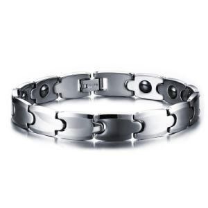 Latest Design Tungsten Steel Mens Magnetic Therapy Bracelet Health Benefits
