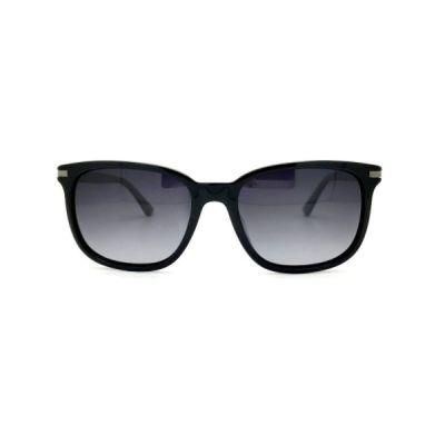 2020 Fashion Square Acetate Sunglasses with Metal Temples in Stock