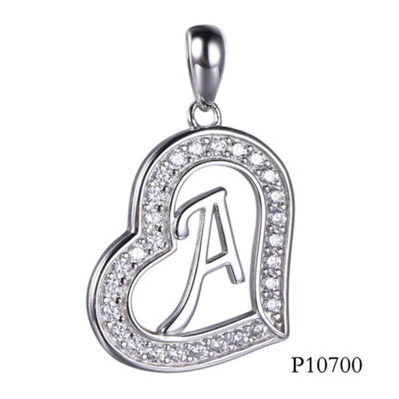 Hotsale Alphabet in The Heart a-Z Initial Pendant