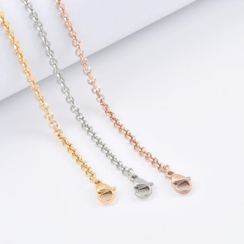 Hot Selling Fashion Accessories Jewelry Triangle Wire Belcher Chain Jewellry for Bracelet Necklace Jewelry Design