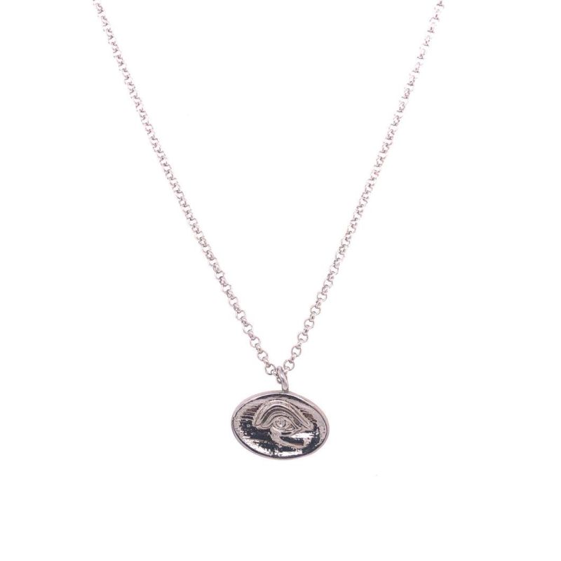 Jewelry Accessories   Fashion Design All-Seeing Eye Coin Necklace
