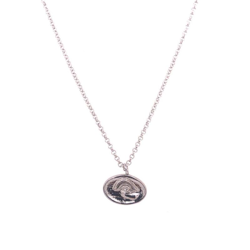 Jewelry Accessories Fashion Design All-Seeing Eye Coin Necklace