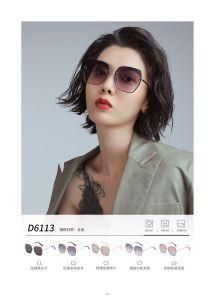 Fashion Retro Metal Frame Ladies Sunglasses