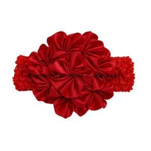 Big Flower Elastic Headband Hairband Hair Clip Bow