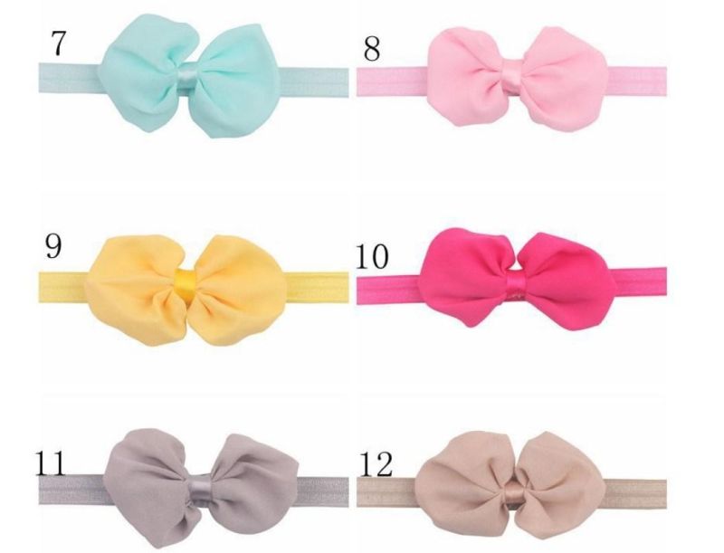 Hot Selling Soft Bow Headband Hair Bands for Kids