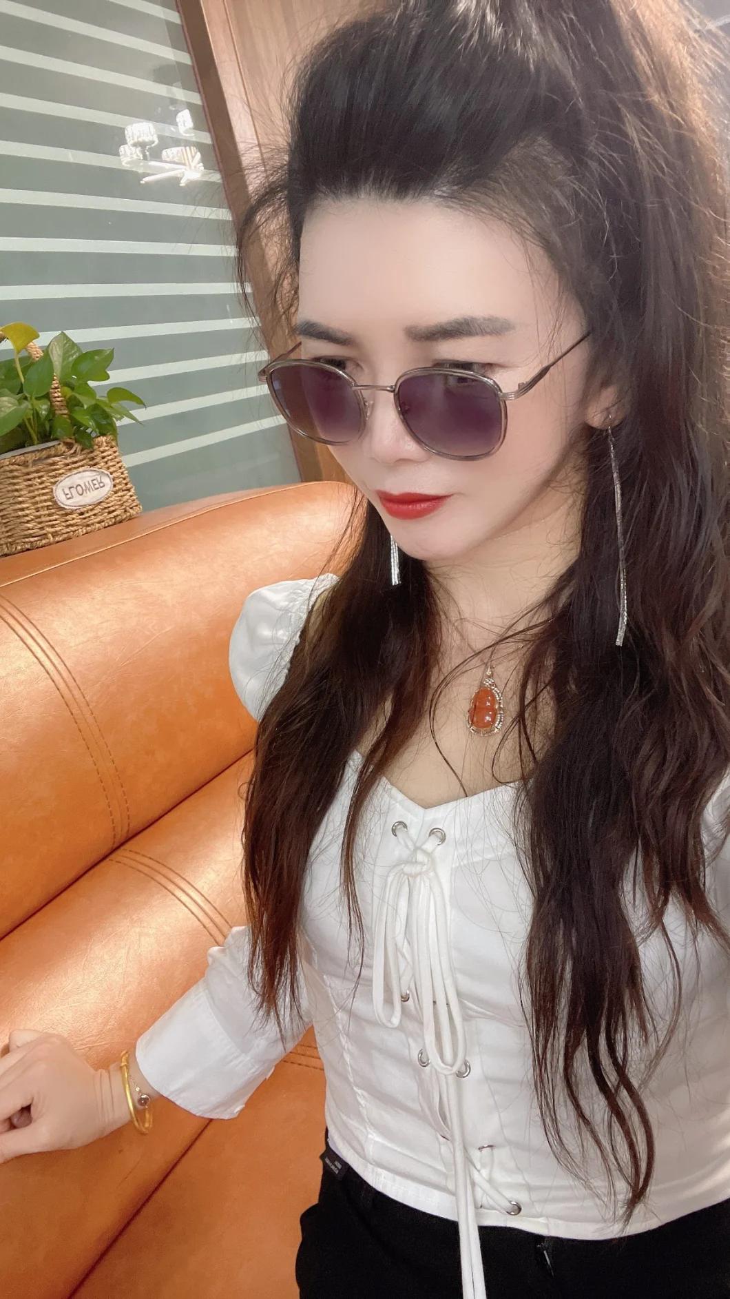 Mzhs220309 Women Round Shape Fashion Polarized Best Selling Polarized Sunglasses