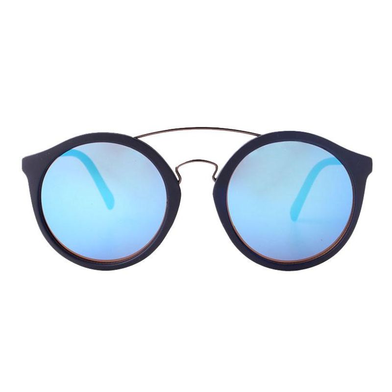 2018 Classical Round Shape Sunglasses with Mirrored Lens
