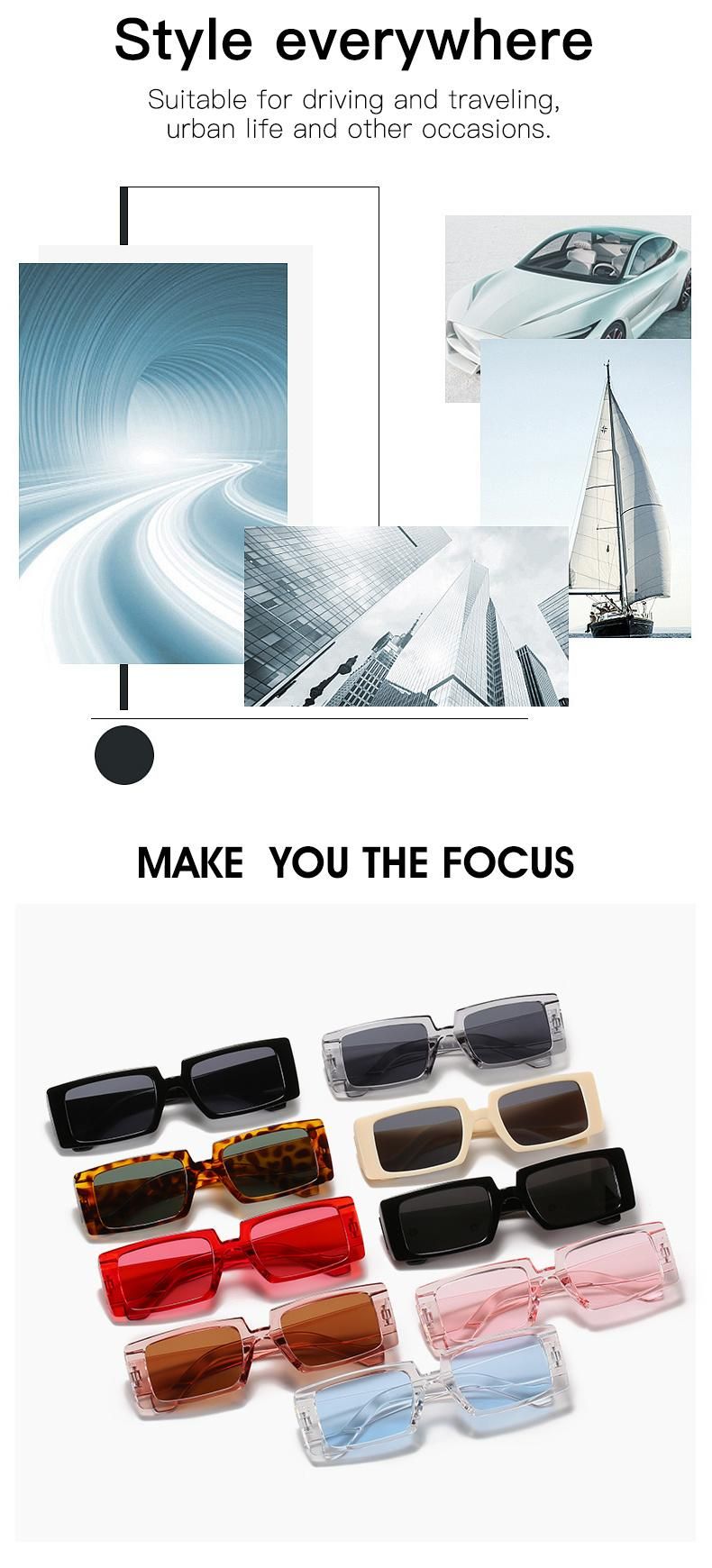 Fashion Sunglasses Trendy Men′s Hip-Hop and Dancing Sunglasses.