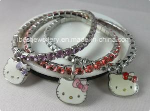 Fashion Jewelry-Elastic Hello Kitty Bracelet