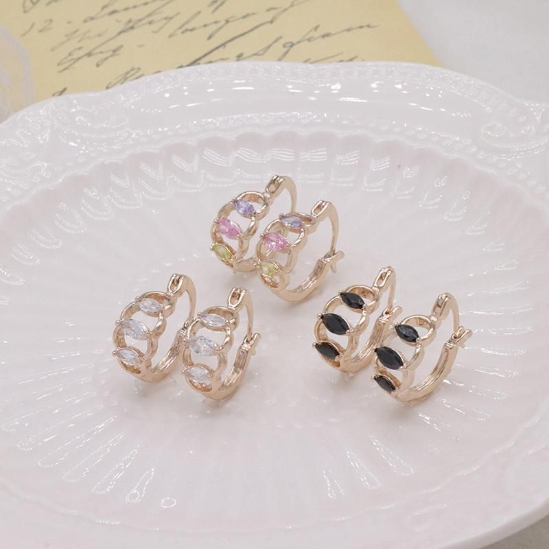2021 Fashion Gold-Plated Safety Pin Earrings