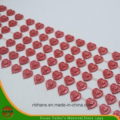 Hans Chinese Supplier Fashion Pearl Banding Trimming for Garment
