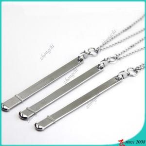 Silver Bar Necklace for Slide Charms Jewelry (BN16041208)