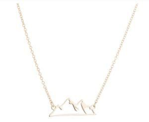 African Letter Map Personalized Design Charm Dainty Necklace Diamond Choker Layered Moissanite Mom Necklace