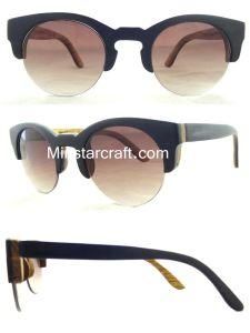Compertivie Price Fashion Wood/Bamboo Sunglass Manufacturer Wooden Sunglasses-by-19