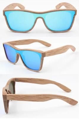 Wood Bamboo Sunglasses in High Quality with Bamboo Cases Hy002