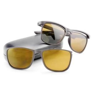 Fashion Sunglasses with Removable Lens Frames and Temples