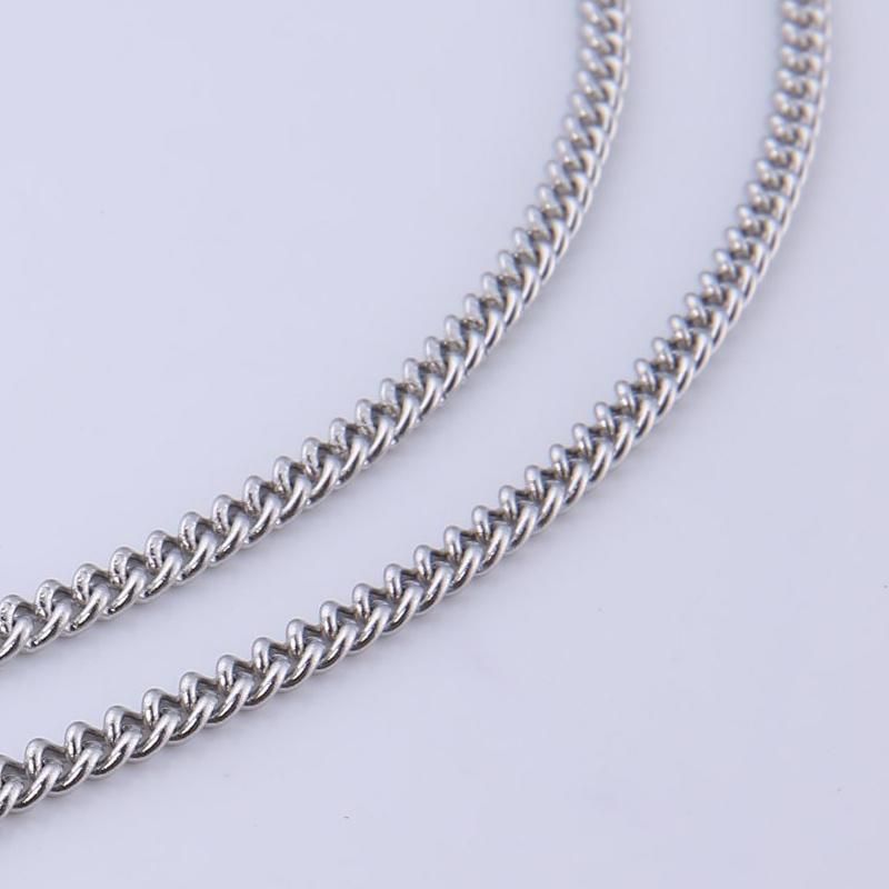 Fashion Stainless Steel Necklace Cuban Chain for Jewelry Making