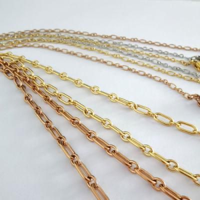 Fashion Necklace for 3: 1 Figaro Cable Link Chain