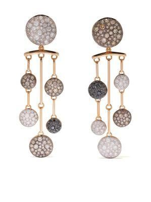 Fashion with Zirconia Long Tassel Ball Earrings Jewelry