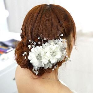 Handmade Beaded Elegant Flower Crystal Wedding Bridal Headpiece Headdress Accessory New
