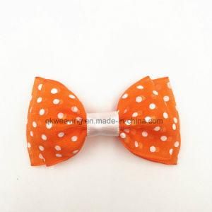 Polka DOT Organza Ribbon Bow Hair Bows Pet Dog /Cat Bow