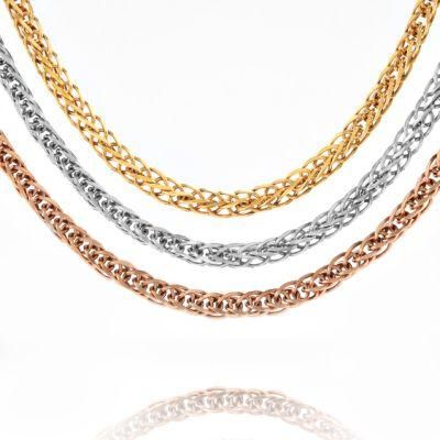 Stainless Steel Link Chain Necklace for Men Women Customized Size 16-36inch