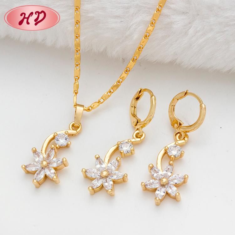 Fast Ship 18 K Gold Plating Jewelry Set for Women