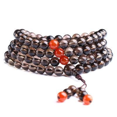 Dark Brown Women Bracelets 108 PCS of Crystal Beads