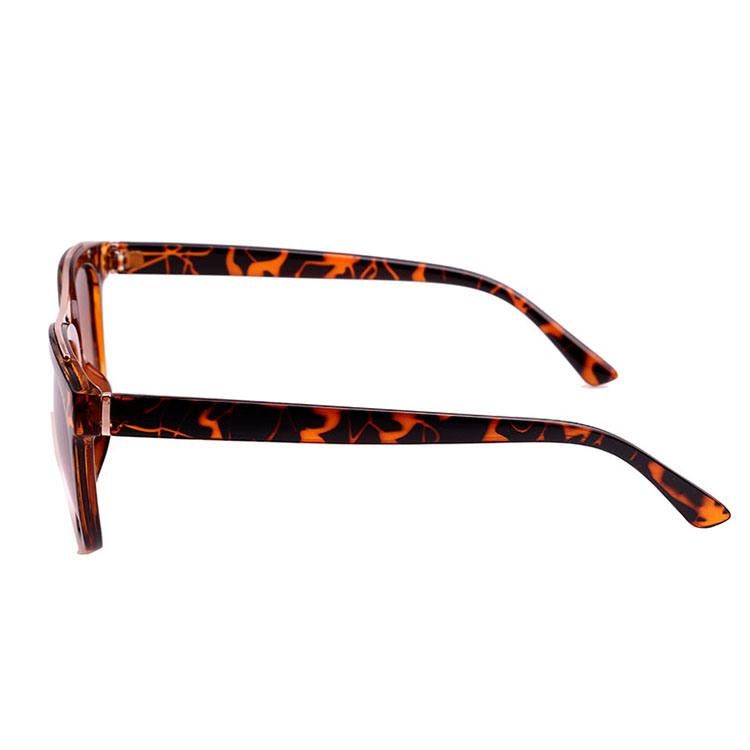 Square Plastic with Metal Bar Sunglasses