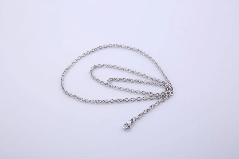 Classic Cross Cable Chain Stainless Steel Jewelry Necklace Bracelet for Fashion Collection Design